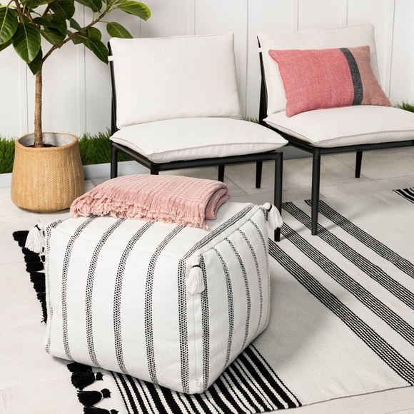 Hearth & Hand Color blocked oblong Pillow Rose - Picture 5 of 5